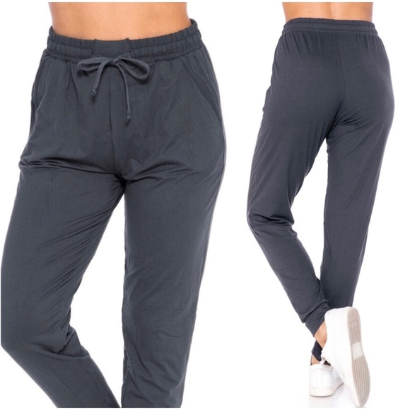 Blossom Boutique Pants - 1 LEFT! BEST SELLING Charcoal Ultra Soft Buttery Soft Everyday Athleisure Jogger